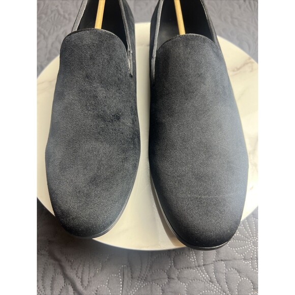 ALFANI Black Padded Zion Round Toe Slip On Loafers Dress Shoes 9M: NIB main image 5